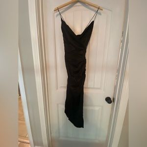 Kittenish black dress